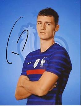 Benjamin Pavard  Frankreich EM 2021   Fußball Autogramm  Foto original signiert 