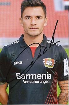 Charles Aranguiz  Byer 04 Leverkusen  Fußball Autogramm Foto original signiert 