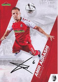 Amir Abrashi  2020/2021  SC Freiburg  Fußball Autogrammkarte original signiert 