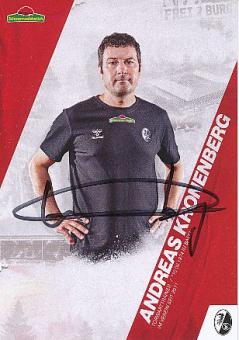 Andreas Kronenberg   2020/2021  SC Freiburg  Fußball Autogrammkarte original signiert 
