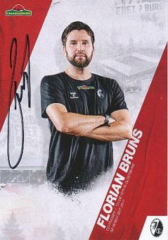 Florian Bruns   2020/2021  SC Freiburg  Fußball Autogrammkarte original signiert 
