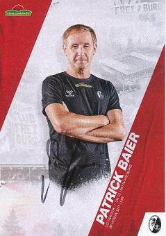 Patrick Baier   2020/2021  SC Freiburg  Fußball Autogrammkarte original signiert 