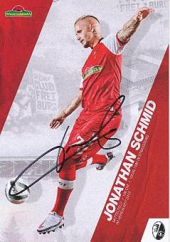 Jonathan Schmid   2020/2021  SC Freiburg  Fußball Autogrammkarte original signiert 