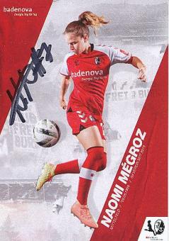 Naomi Megroz  2020/2021  SC Freiburg  Frauen Fußball Autogrammkarte original signiert 