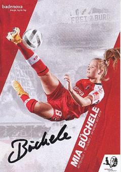 Mia Büchele  2020/2021  SC Freiburg  Frauen Fußball Autogrammkarte original signiert 