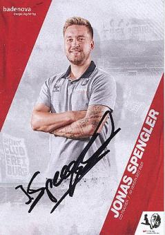 Jonas Spengler  2020/2021  SC Freiburg  Frauen Fußball Autogrammkarte original signiert 
