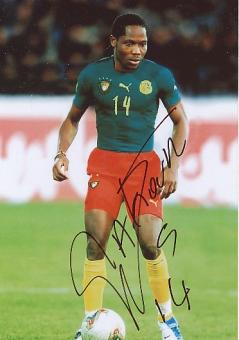 Jean Makoun  Kamerun   Fußball Autogramm Foto original signiert 