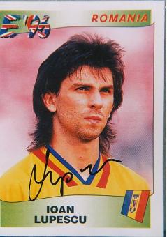 Ioan Lupescu  Rumänien EM 1996   Fußball Autogramm Foto original signiert 
