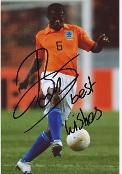 George Boateng  Holland  Fußball Autogramm Foto original signiert 