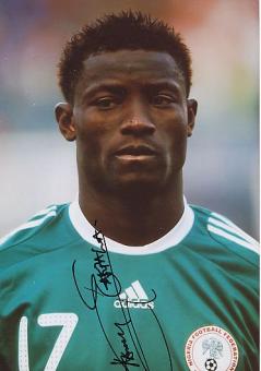 Joseph Akpala  Nigeria  Fußball Autogramm Foto original signiert 