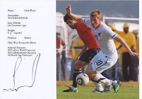 Chris Wood  West Bromwich Albion  Fußball Autogramm Foto original signiert 