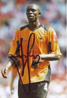 Seyi Olofinjana  Stoke City  Fußball Autogramm Foto original signiert 