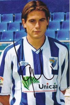 Miguel Angel Lozano  FC Malaga  Fußball Autogramm Foto original signiert 