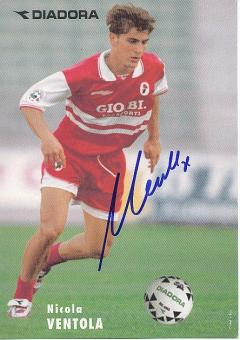 Nicola Ventola   AS Bari  Fußball Autogrammkarte  original signiert 