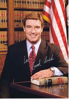 John Edwards Conway † 2014  USA  Politik Autogramm 13 x 18 cm Foto original signiert 