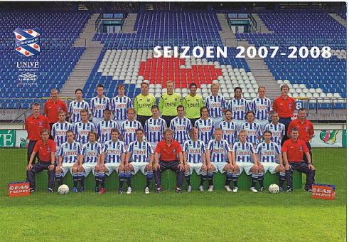 SC Heerenveen  2007/2008  Fußball Autogrammkarte nicht signiert 