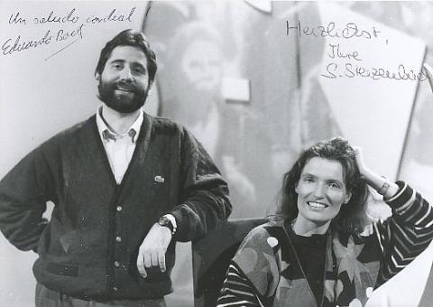 Eduardo Boef & Susanne Sterzenbach   ARD  TV  Autogramm Foto original signiert 