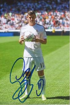 Gareth Bale  Real Madrid  Fußball Autogramm Foto original signiert 
