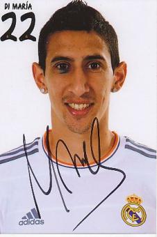 Angel Di Maria  Real Madrid  Fußball Autogramm Foto original signiert 