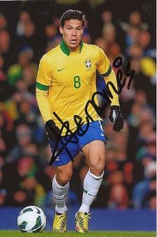 Hernanes  Brasilien   Fußball Autogramm Foto original signiert 