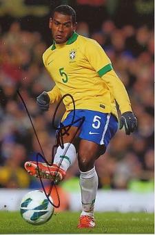 Lucas Fernando  Brasilien   Fußball Autogramm Foto original signiert 