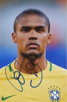 Douglas Costa  Brasilien   Fußball Autogramm Foto original signiert 