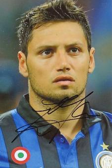 Mauro Zarate  Inter Mailand   Fußball Autogramm Foto original signiert 