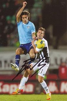 Giuseppe Biava  Lazio Rom  Fußball Autogramm Foto original signiert 