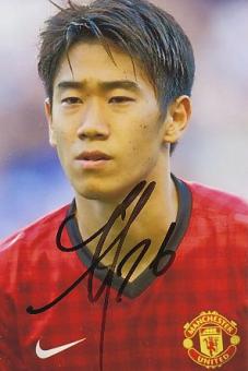 Shinji Kagawa  Machester United  Fußball Autogramm Foto original signiert 