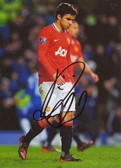 Rafael  Machester United  Fußball Autogramm Foto original signiert 
