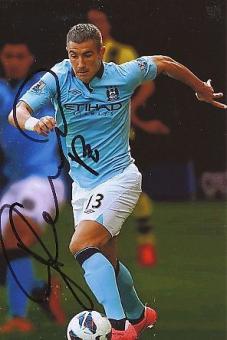 Aleksandar Kolarov  Manchester City  Fußball Autogramm Foto original signiert 