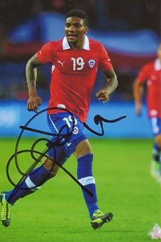 Junior Fernandez  Chile  Fußball Autogramm Foto original signiert 