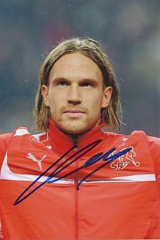 Michael Lang  Schweiz  Fußball Autogramm Foto original signiert 