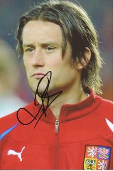Tomas Rosicky  Tschechien  Fußball Autogramm Foto original signiert 