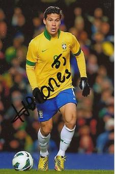 Hernanes   Brasilien  Fußball Autogramm Foto original signiert 