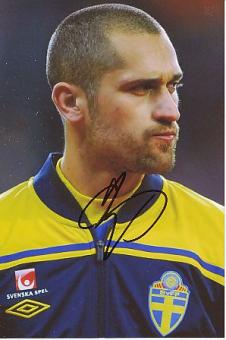 Emir Bajrami  Schweden  Fußball Autogramm Foto original signiert 
