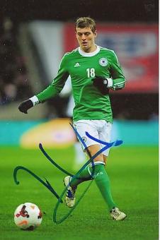 Toni Kroos  DFB  Weltmeister WM 2014  Fußball Autogramm Foto original signiert 