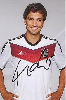 Mats Hummels  DFB  Weltmeister WM 2014  Fußball Autogramm Foto original signiert 