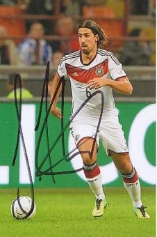 Sami Khedira  DFB  Weltmeister WM 2014  Fußball Autogramm Foto original signiert 