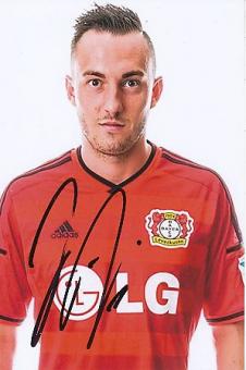 Josip Drmic  Bayer 04 Leverkusen  Fußball Autogramm Foto original signiert 
