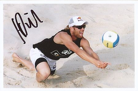 Julius Brinck   Beach Volleyball Autogramm Foto original signiert 