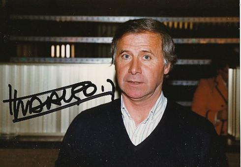 Michel Hidalgo  Frankreich  EM 1984  Fußball Autogramm 13 x 18 cm Foto original signiert 