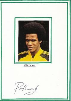 Pintinho  Brasilien Olympia 1972  Fußball Autogramm Karte original signiert 