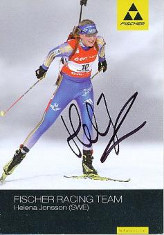 Helena Jonsson  SWE  Biathlon  Autogrammkarte original signiert 