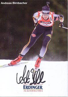 Andreas Birnbacher  Biathlon  Autogrammkarte original signiert 