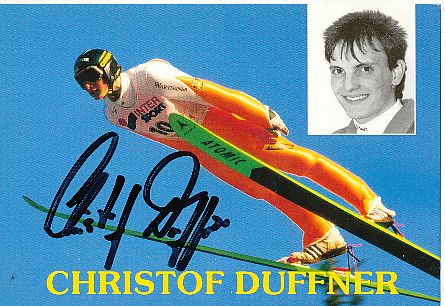 Christof Duffner  Skispringen  Autogrammkarte original signiert 