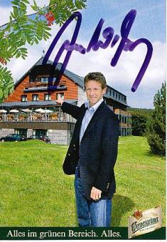 Jens Weissflog  Skispringen  Autogrammkarte original signiert 