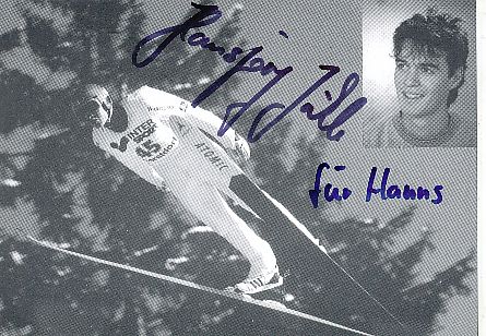 Hansjörg Jäkle  Skispringen  Autogrammkarte original signiert 
