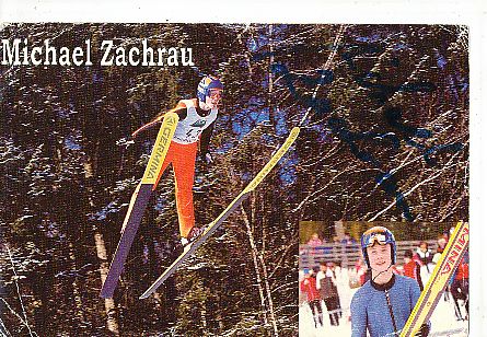 Michael Zachrau  Skispringen  Autogrammkarte original signiert 