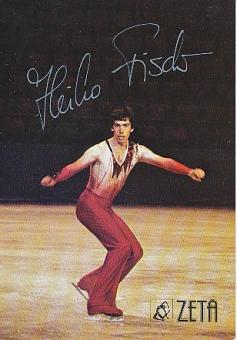 Heiko Fischer † 1989  Eiskunstlauf  Autogrammkarte original signiert 